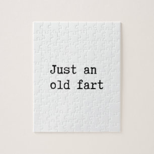 Just An Old Fart Jigsaw Puzzle