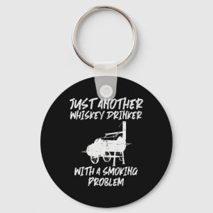 Just Another Bbq Grill Funny Barbecue Meat Grillin Keychain