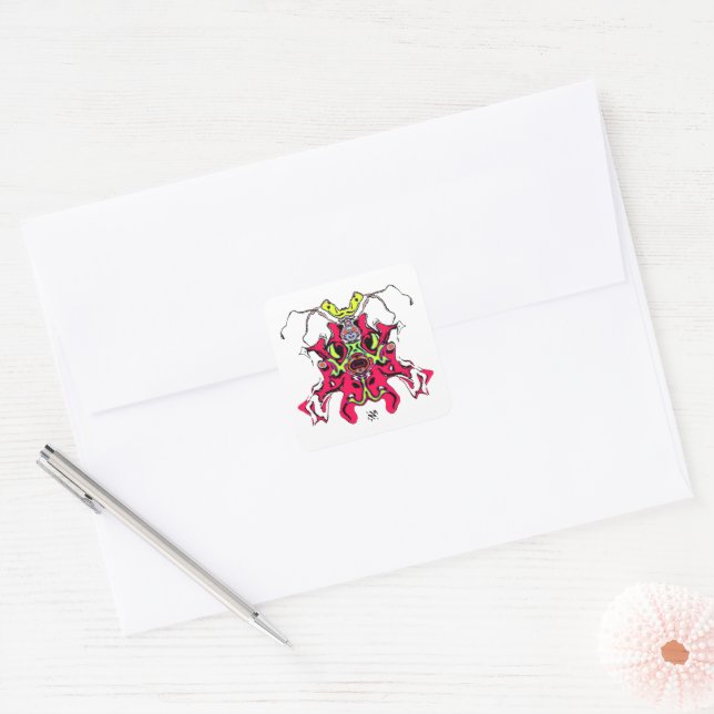Just another creature square sticker (Envelope)