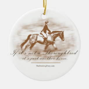 Just Another Horse Ceramic Ornament