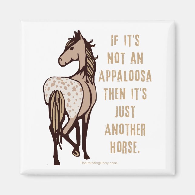 Just Another Horse Magnet (Front)