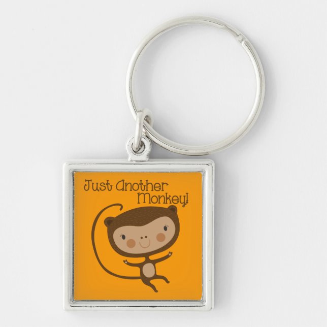 Just Another Monkey Keychain (Front)