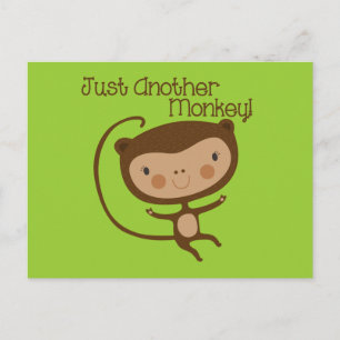 Just Another Monkey Postcard