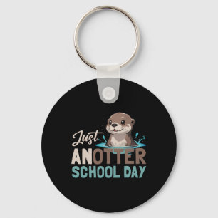 Just Anotter School Day Cute Otter Lover Teacher S Keychain