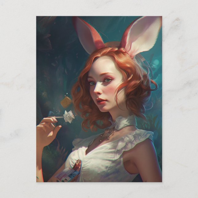 Just Ask Alice Postcard (Front)