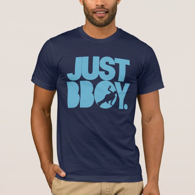just bboy - blue T-Shirt (Front)