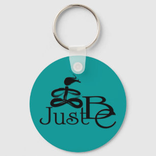 Just Be 8 Keychain