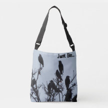 "Just Be" cross body bird bag