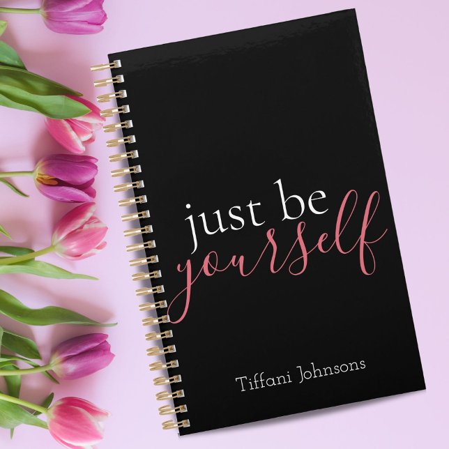 Just be Yourself Pink Modern Minimalist Planner (Creator Uploaded)