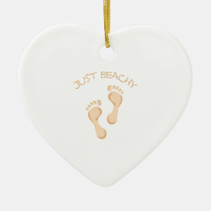 Just Beachy Ceramic Ornament