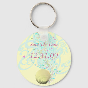 Just Beachy Wedding Keychain