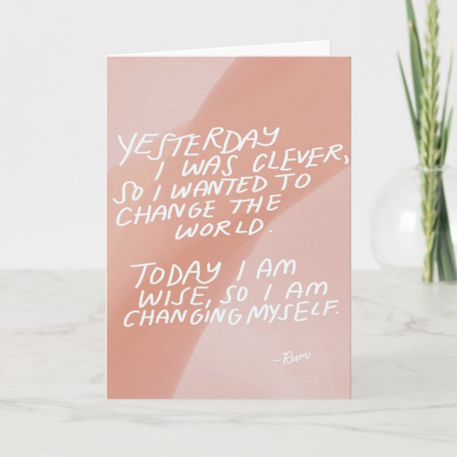 Just Because Card (Front)