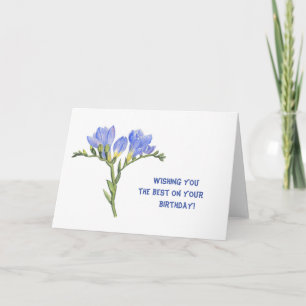 Just Because - Freesias Card