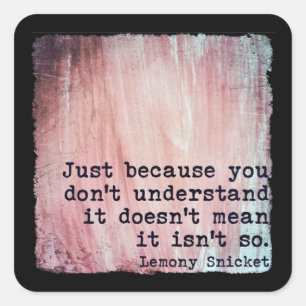 JUST BECAUSE STICKER