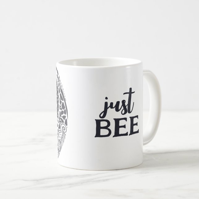 Just Bee Bumble Bee Coffee Mug (Front Right)