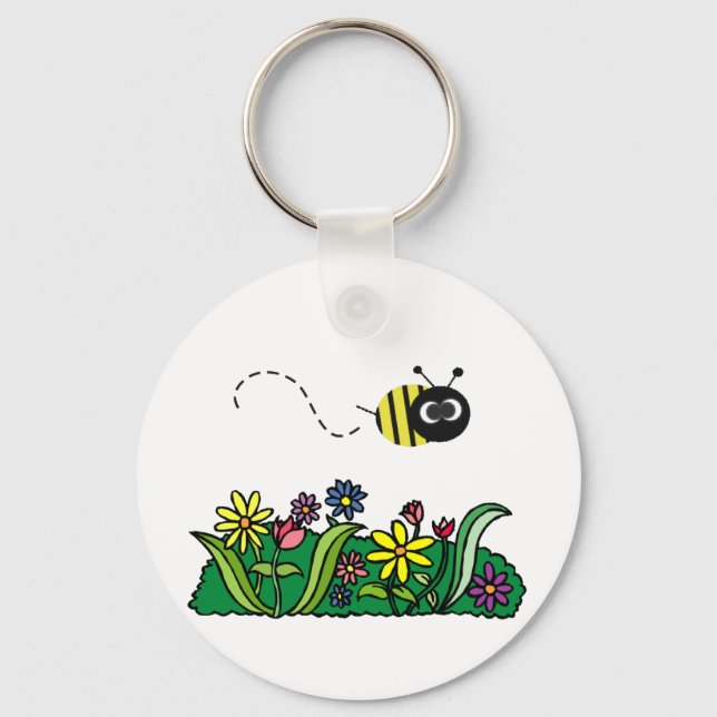 Just Bee Keychain (Front)