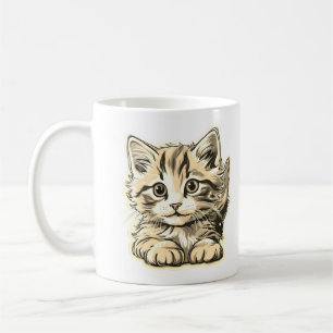 Just being adorable little kitten coffee mug