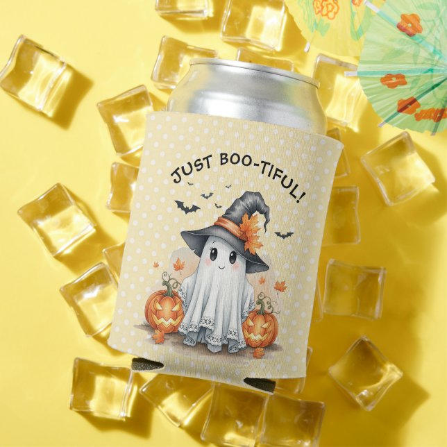 Just BOO-tiful Girly Ghost-Lacey Dress, Witch Hat  Can Cooler (In Situ Summer)