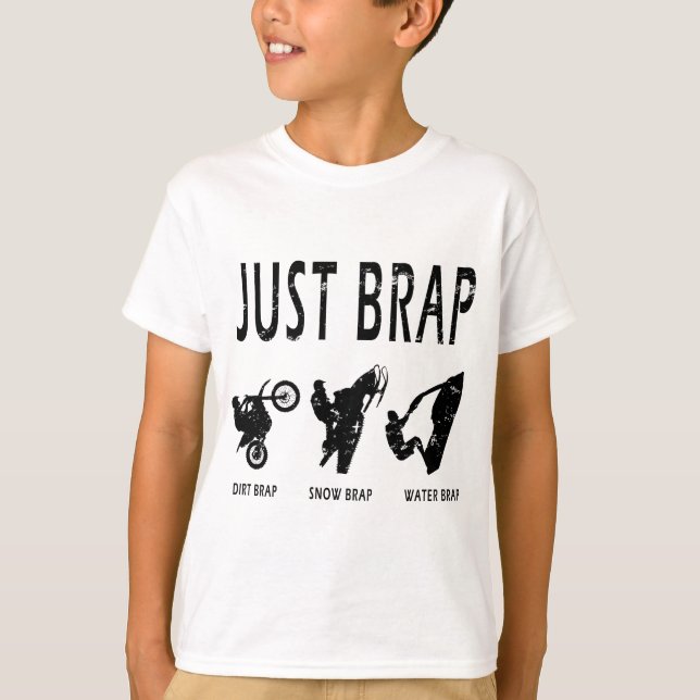 just-brap-black.png T-Shirt (Front)