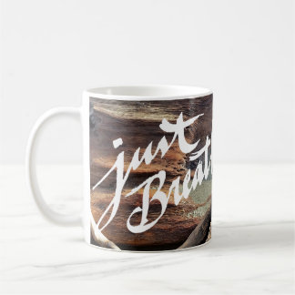 Just Breathe - beach mug