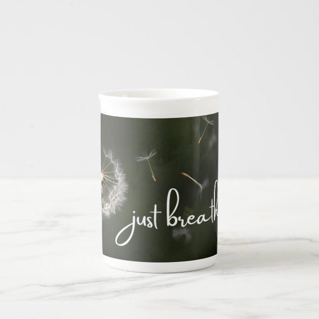 Just Breathe Bone China Mug (Front)
