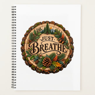 Just Breathe Cahier de notes à couverture rigide F