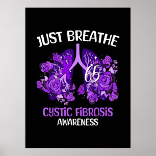 Just Breathe Cystic Fibrosis Awareness Poster