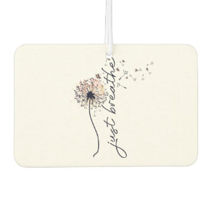 Just Breathe Dandelion Encouragement Yoga Air Freshener