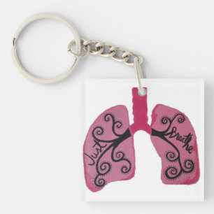 Just Breathe Keychain