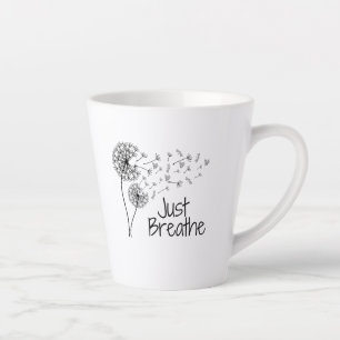 Just Breathe Latte Mug