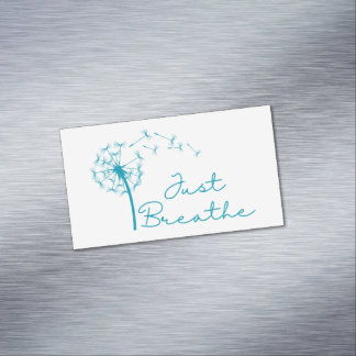 Just Breathe Magnet with Dandelion