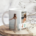 "Just Breathe" Photo Collage Gift  Coffee Mug<br><div class="desc">Find serenity in every sip with the "Just Breathe" Photo Collage Gift Coffee Mug. This elegant mug features the calming phrase "Just Breathe, " reminding you to pause and enjoy the little moments in life. Customize the mug with a collage of your favourite photos, creating a unique and personal keepsake....</div>