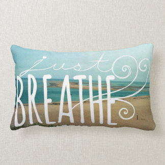 Just Breathe, Polyester Lumbar Pillow 13" x 21"