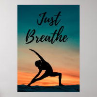Just Breathe - Poster de Yoga