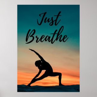 Just Breathe - Poster de Yoga