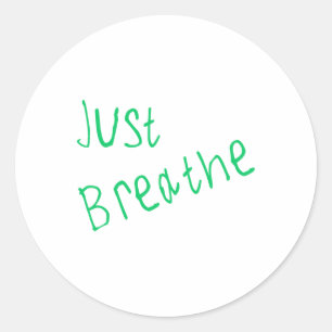 Just Breathe Sticker 