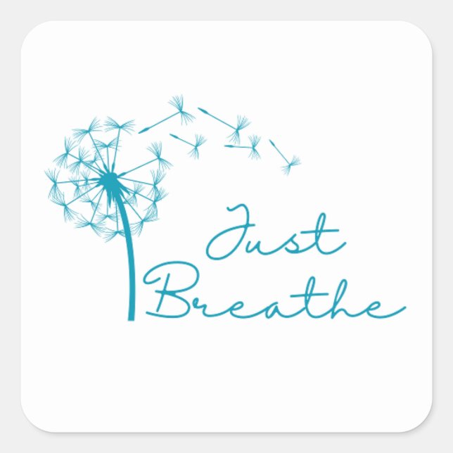 Just Breathe Sticker (Front)