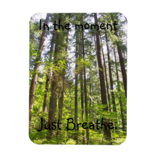 Just breathe tree magnet