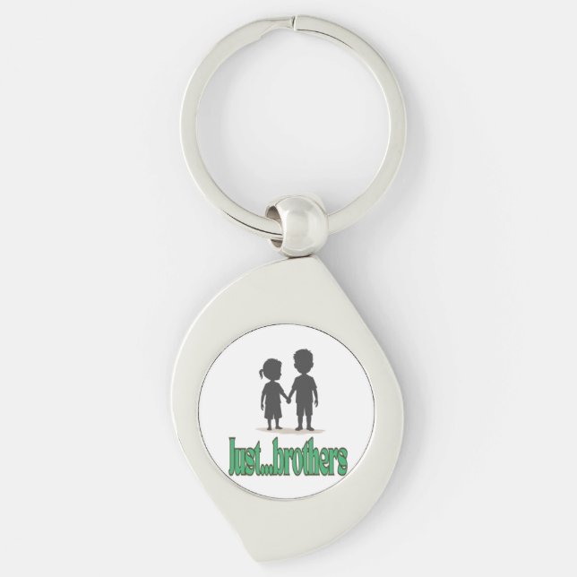 Just brothers keychain (Front)