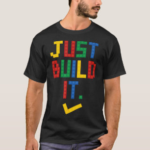 Just Build It Master Builder Building Block Boys G T-Shirt