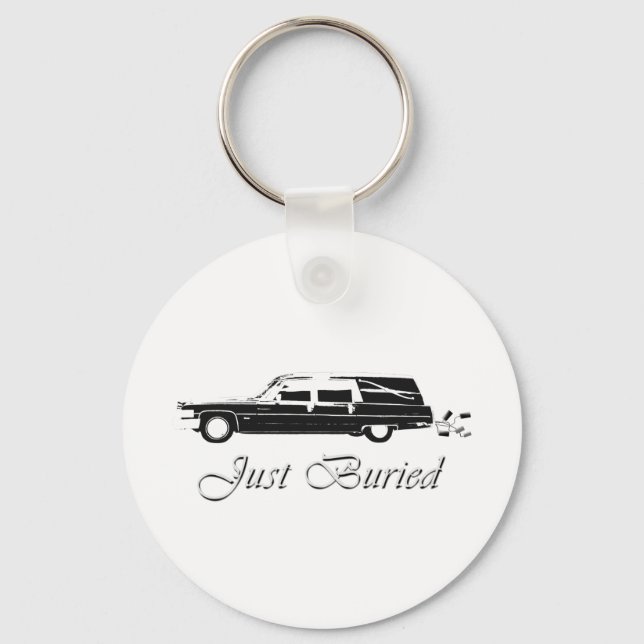 Just Buried Keychain (Front)