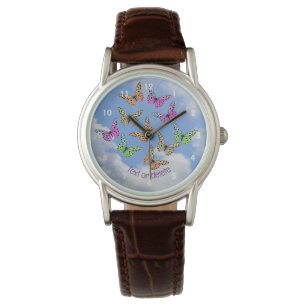 Just Butterflies Personalized Watch