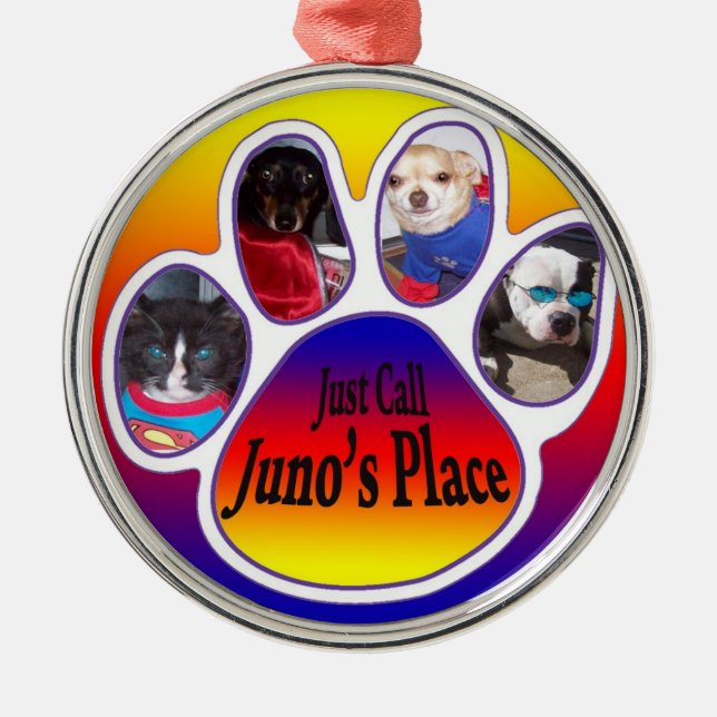 Just Call Juno's Place Tree Ornament (Front)