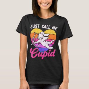 Just Call Me Cud Valentine Cute Arrow Heart Couple T-Shirt