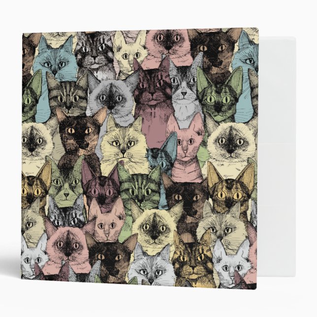 just cats retro binder (Front/Inside)