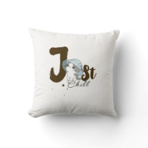 Just Chill Grey Pillow – Relaxed Casual