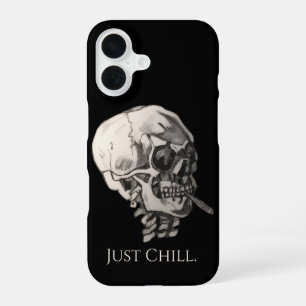 Just Chill Skull  iPhone 16 Case