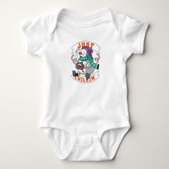 Just Chillin Baby Bodysuit (Front)