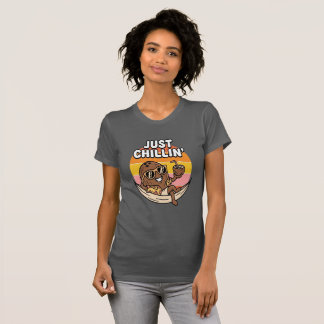 Just Chillin Coconut Shirt – Tropical Summer Tee –