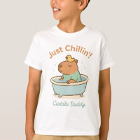 Just Chillin' – Cute Capybara in Bathtub funny Ani